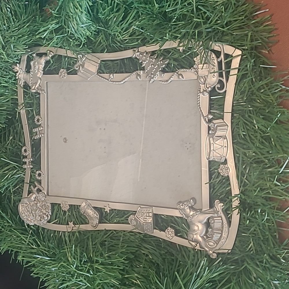 Pewter Christmas Frame 5x7